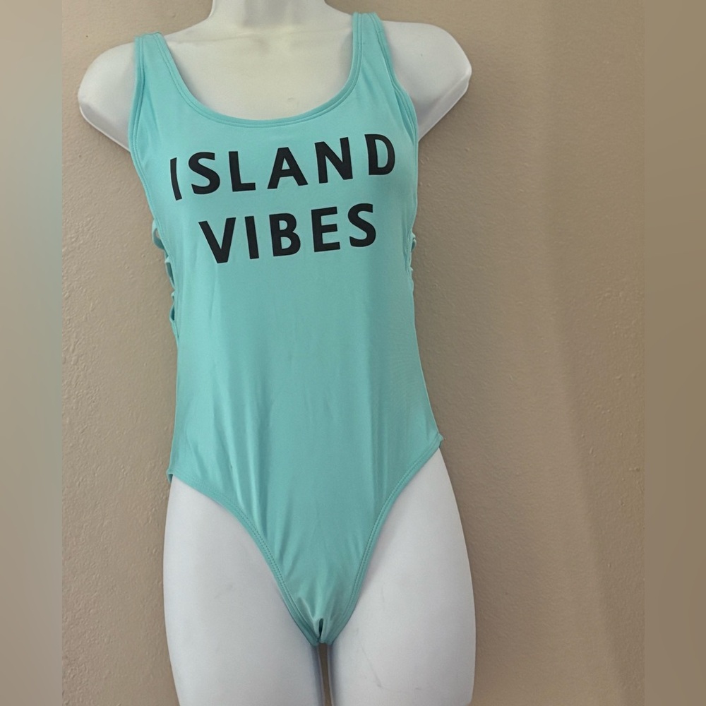 Rue21 Aqua Blue Swimsuit rue Bleu  Size S